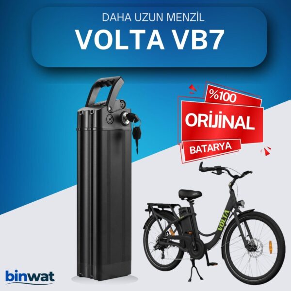 VOLTA VB7 48 Volt Batarya Orijinal Yedek Akü - Elektrikli Bisiklet Pili